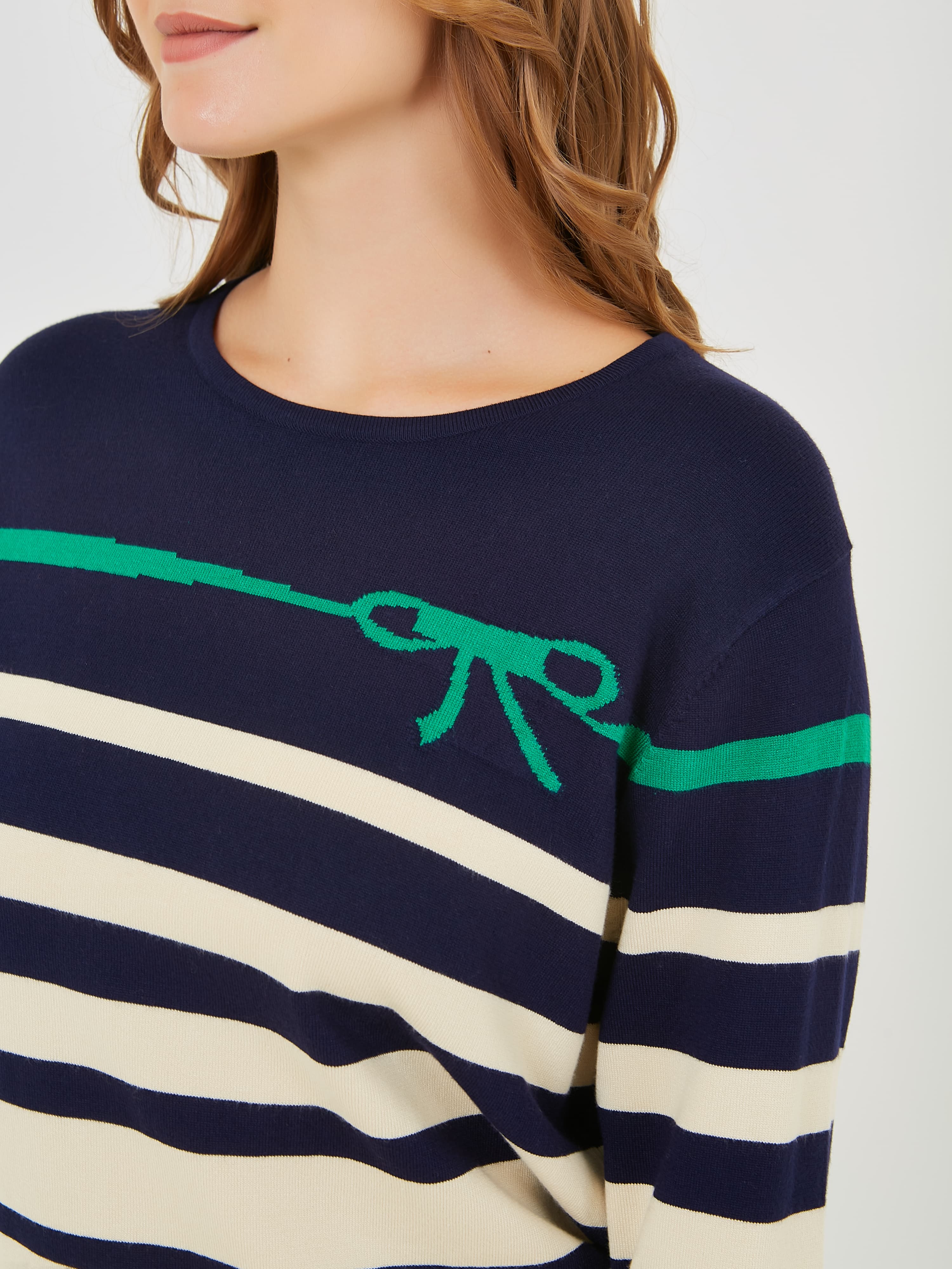 ДЖЕМПЕР STERN классический с полосками различной ширины